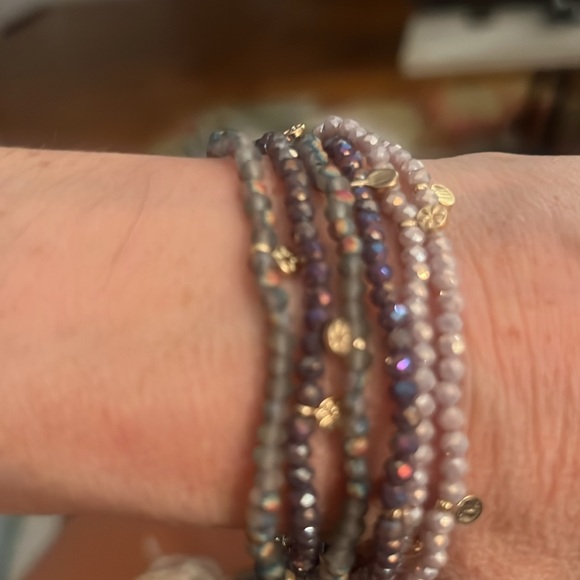 Multi color Stretch Bracelet - Picture 2 of 3